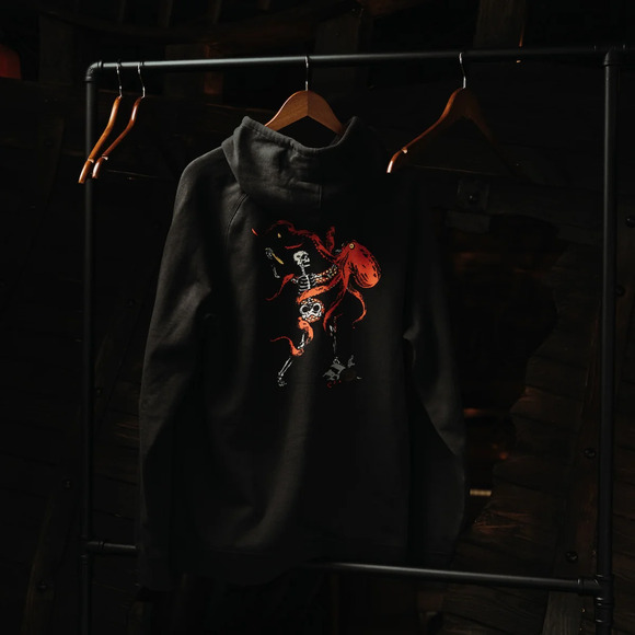 Petes Pirate Life PPL x 1924 US Black Hoodie Sweatshirt Peter McKinnon M sold ou - Picture 2 of 5